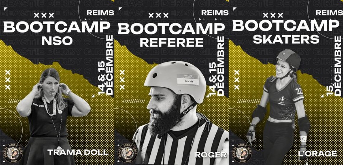 BOOTCAMP REIMS SKATERS OFFICIALS