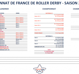 Calendrier MyRollerDerby image