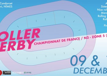 CHampionnat de France Nimes Roller Derby Nationale 2