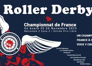 CHAMPIONNAT DE FRANCE ROLLER DERBY NATIONALE 2 2024 ANNECY ZONE 2