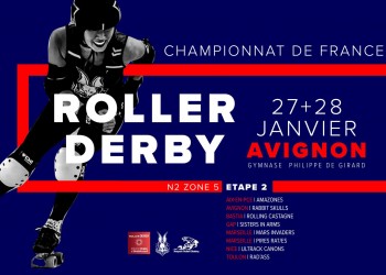 Championnat de France Roller Derby Nationale 2 Avignon 2024 Zone 5