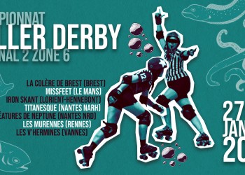 Championnat France Roller Derby Nationale 2 Zone 6 Rennes