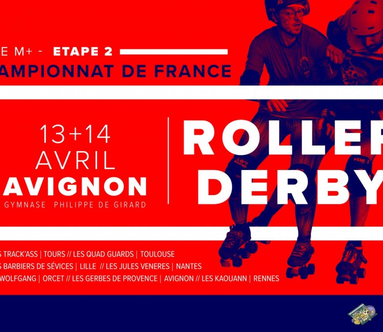 Championnat M+ Roller Derby ELITE 2024 France Avignon