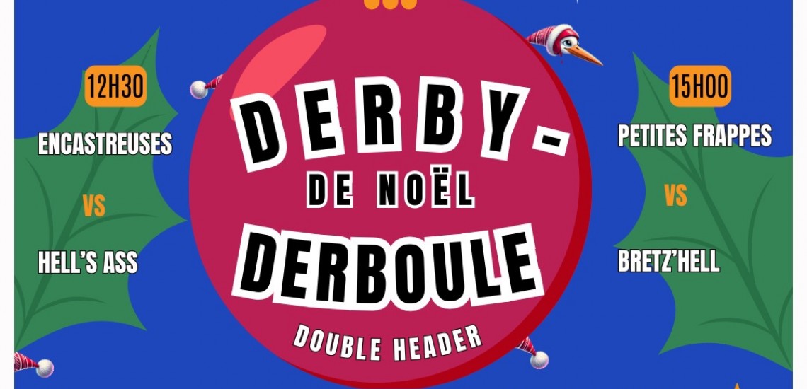 DERBY BOULE DE NOEL ROLLER DERBY STRASBOURG