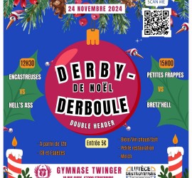 DERBY BOULE DE NOEL ROLLER DERBY STRASBOURG