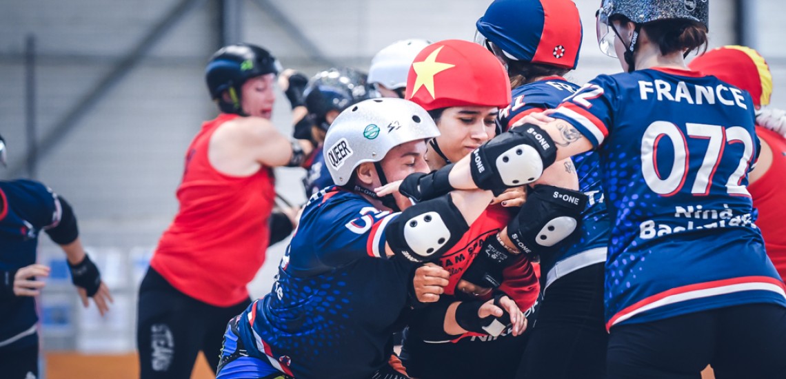 FRANCE ESPAGNE ROLLER DERBY 2