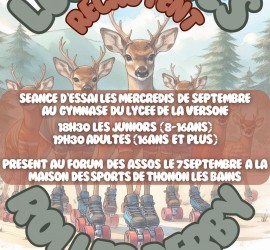 LES BICHES ROLLER DERBY DE THONON RECRUTENT 2024 2024