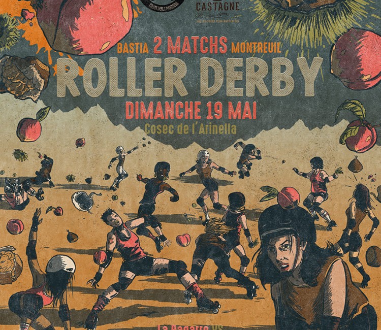 Matchs Roller Derby Bastia Mai 2024