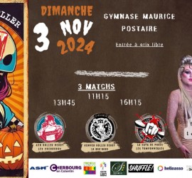 Matchs Roller Derby Cherbourg NOVEMBRE 2024