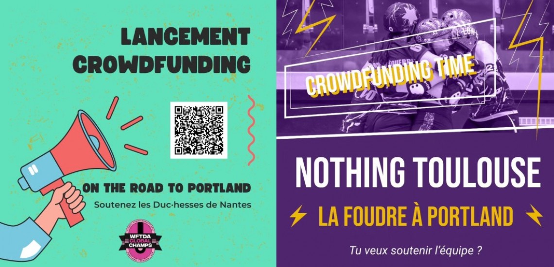 NANTES TOULOUSE CROWDFUNDING ROLLER DERBY