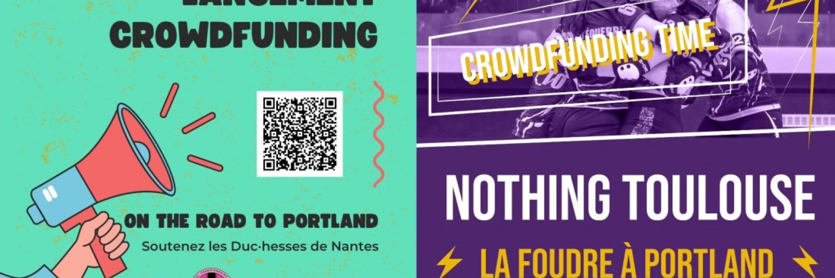 NANTES TOULOUSE CROWDFUNDING ROLLER DERBY