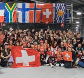 PHOTO LIGUE TEAM SWTIZERLAND ROLLER DERBY