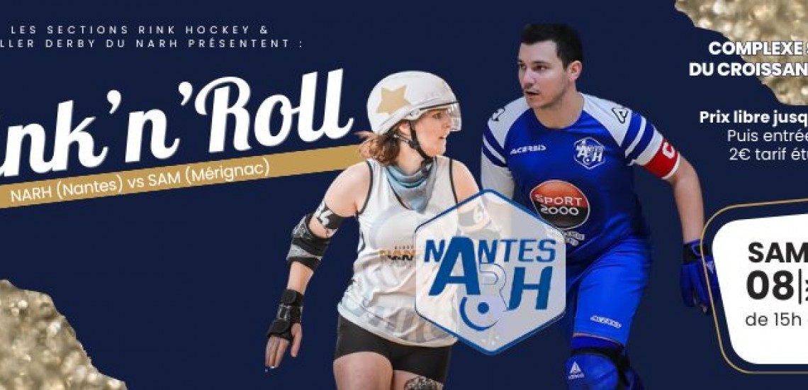 RINK N ROLL ROLLER DERBY NARH NANTES