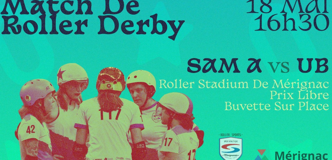 SAM A VS UB ROLLER DERBY MERIGNAC