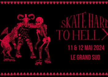 SKATE HARD TO HELL X ROLLER DERBY LILLE