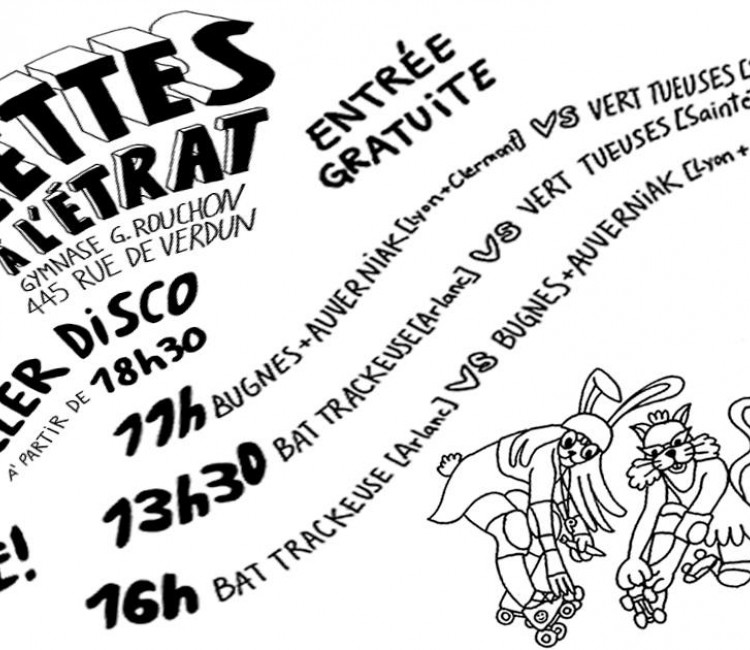 STRASS ET PAILLETTES ROLLER DERBY SAINT ETIENNE